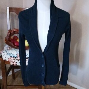 American Eagle Outfitters Dark Blue Cardigan
